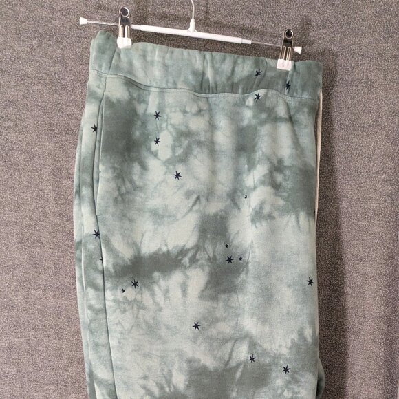 New! Women's Plus Size 4X Green Star Sweatpants - Picture 1 of 6